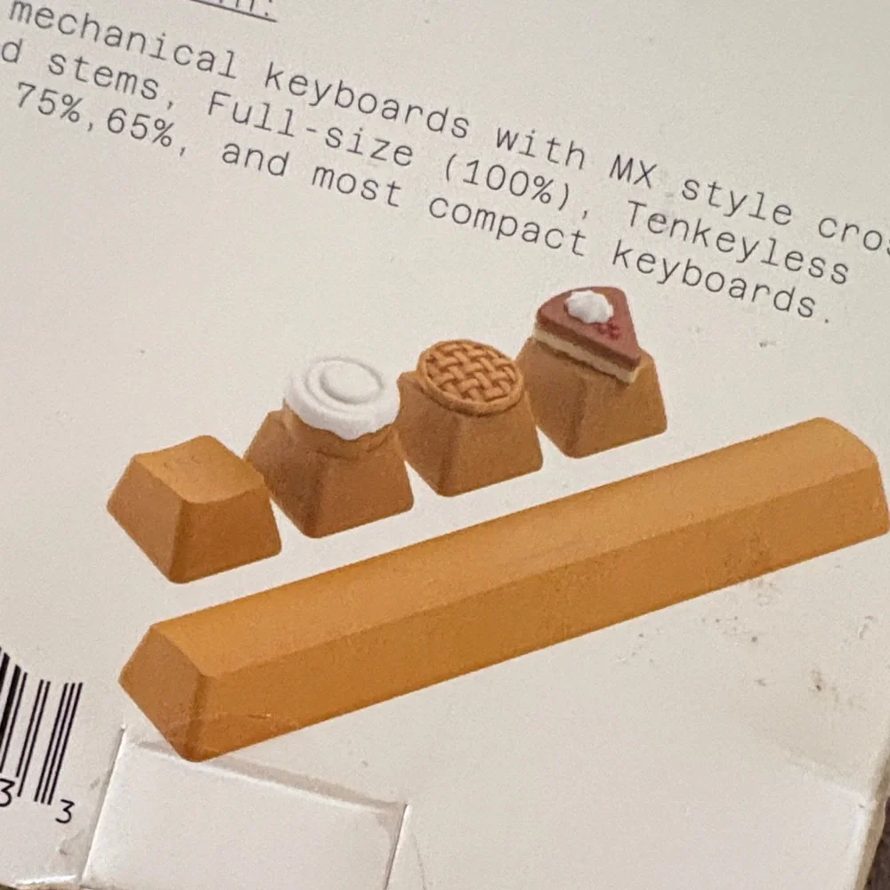 Figural Key Cap Pack - Dessert